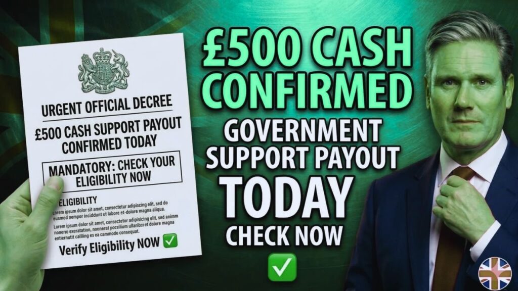 £500 Government Cash Support