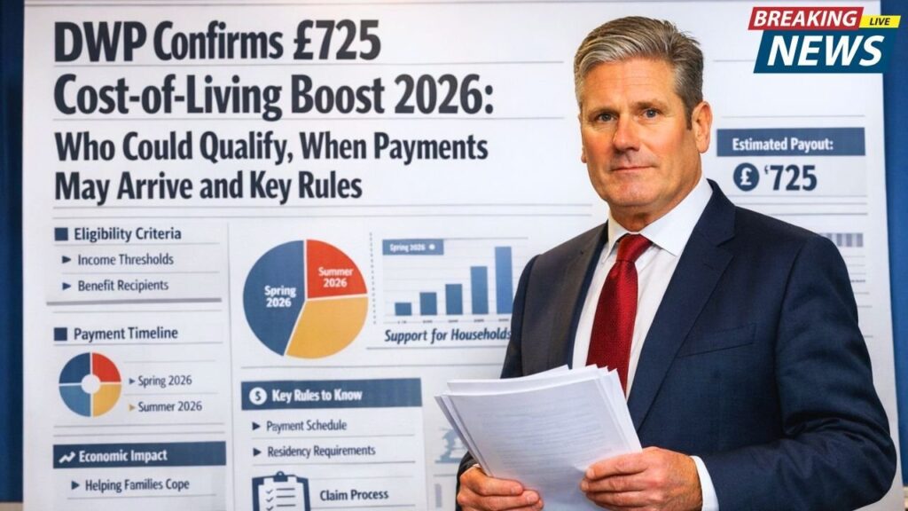 DWP Confirms £725 Cost of Living Boost 2026