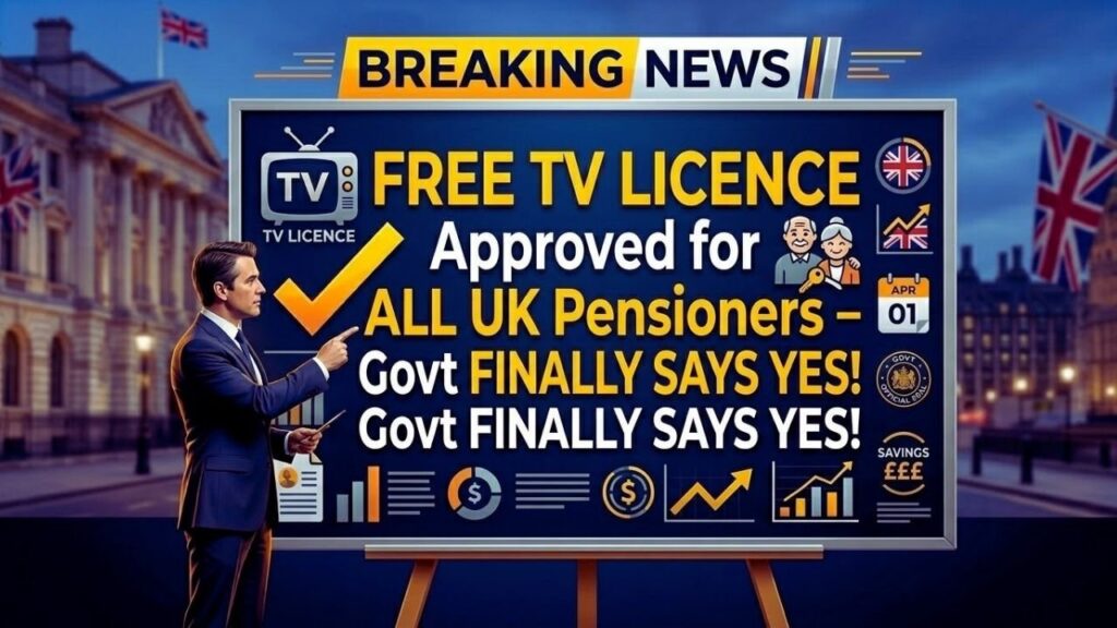 Free TV Licence Approved for All UK Pensioners