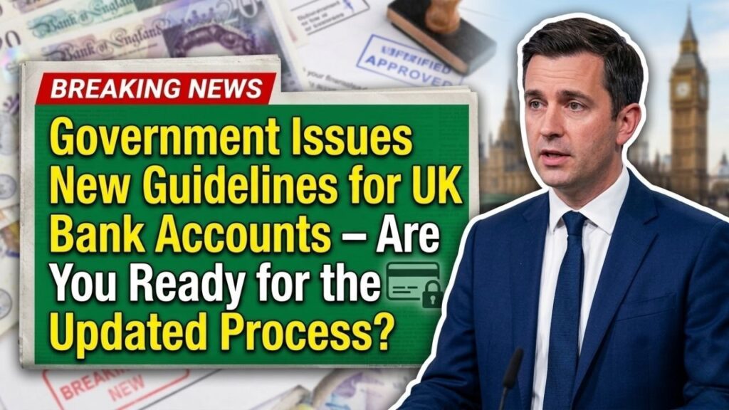 Government Issues New Guidelines for UK Bank Accounts