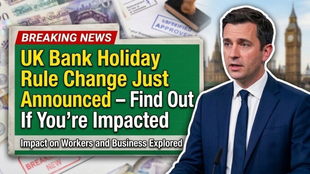 UK Bank Holiday Rule Change Just Announced
